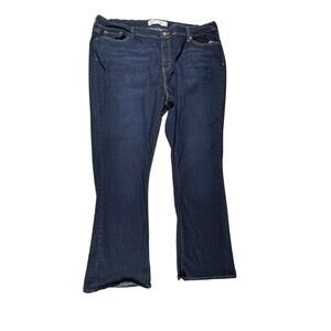 SIGNATURE LEVI STRAUSS Gold Mid Rise Bootcut Womens 26M Dark Wash Stretch Jeans